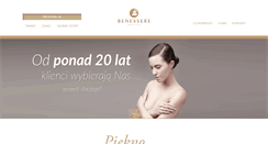 Desktop Screenshot of benessere.pl